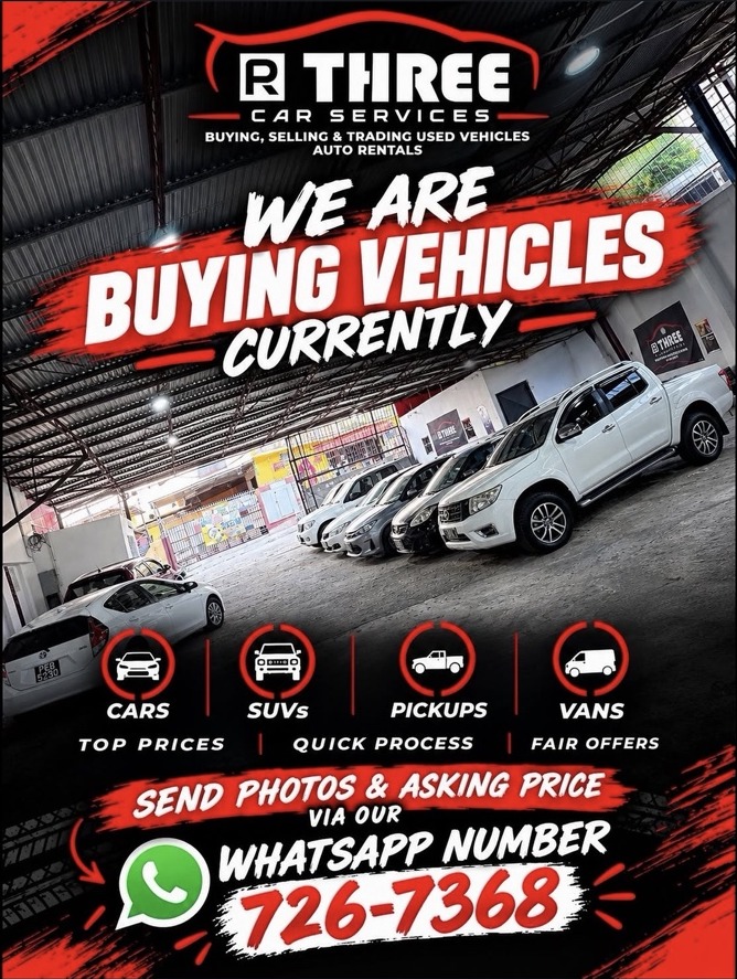 Vehicles at R Three Car Services